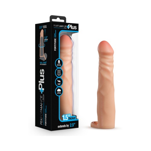 Extensor de Pene de Silicona 2.5in Beige Performance Plus