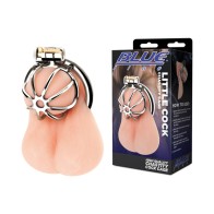 Blue Line Little Cock Chastity Cage for Submission