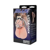 Blue Line Little Cock Chastity Cage for Submission