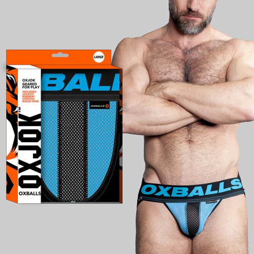 Jockstrap Oxballs Oxjok Airmesh Swagger Sky Blue S