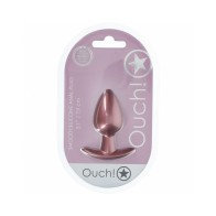 Ouch! Smooth Silicone Anal Plug Medium Rose Gold