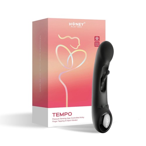 Honey Play Box Tempo App-Controlled G-Spot Vibrator Black