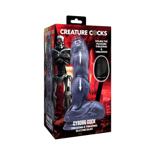 Cyborg Thrusting Silicone Dildo for Ultimate Pleasure