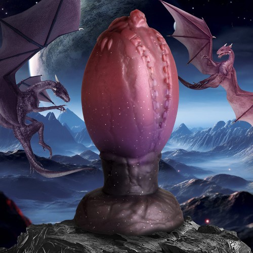 Creature Cocks Huevo de Dragón XL - Huevo de Silicona de Fantasía