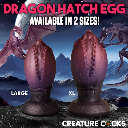 Creature Cocks Huevo de Dragón XL - Huevo de Silicona de Fantasía