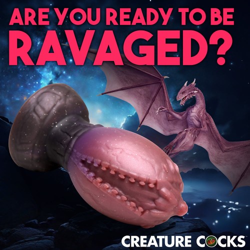 Creature Cocks Dragon Hatch XL - Fantasy Silicone Egg