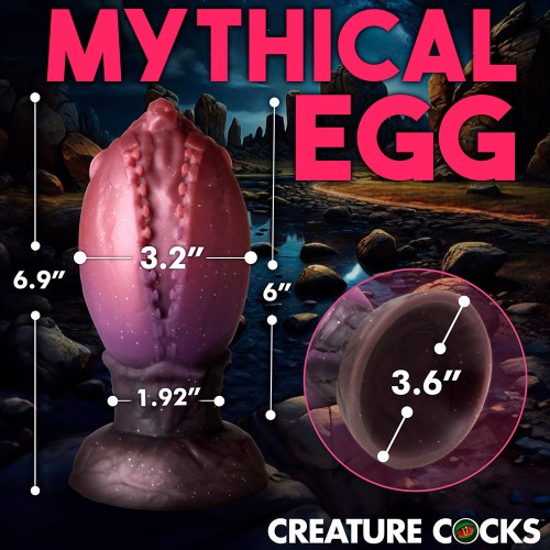 Creature Cocks Huevo de Dragón XL - Huevo de Silicona de Fantasía