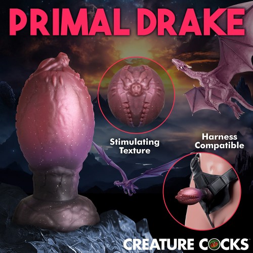 Creature Cocks Huevo de Dragón XL - Huevo de Silicona de Fantasía