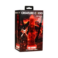 Creature Cocks Fire Hound Silicone Dildo for Intense Pleasure