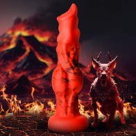 Creature Cocks Fire Hound Silicone Dildo for Intense Pleasure