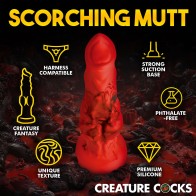 Creature Cocks Fire Hound Silicone Dildo for Intense Pleasure