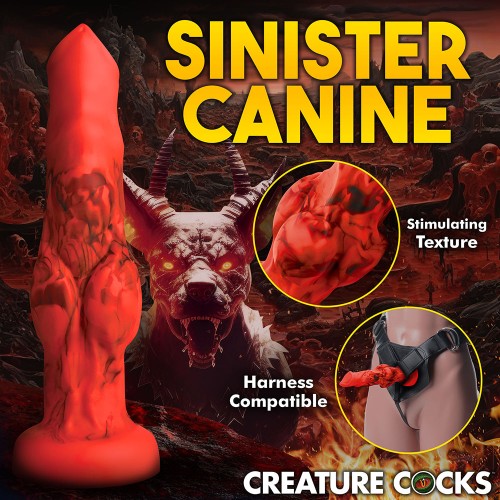 Dildo de Silicona Creature Cocks Fire Hound para Placer Intenso