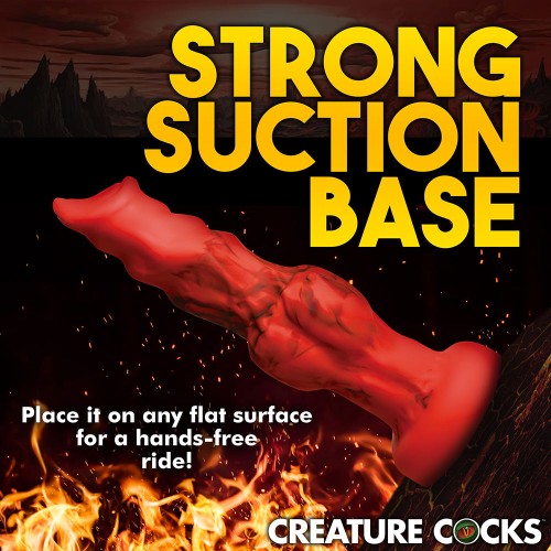 Creature Cocks Fire Hound Silicone Dildo for Intense Pleasure