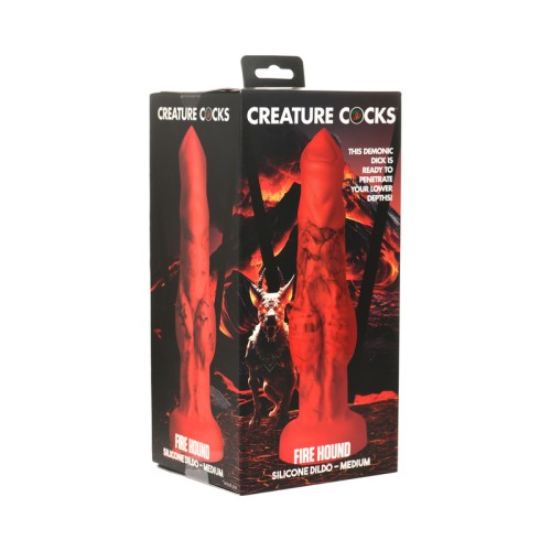 Fire Hound Creature Cocks Silicone Dildo for Fantasy Play