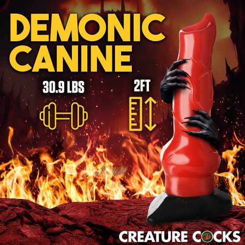 Creature Cocks Giant Hell-Hound Dildo - 2 ft