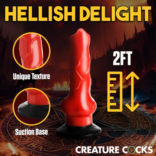 Creature Cocks Giant Hell-Hound Dildo - 2 ft