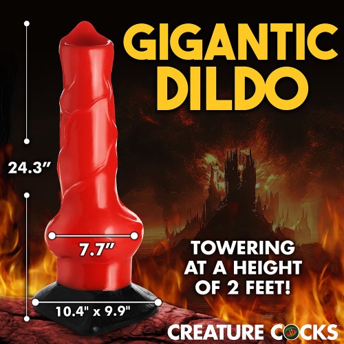 Creature Cocks Giant Hell-Hound Dildo - 2 ft