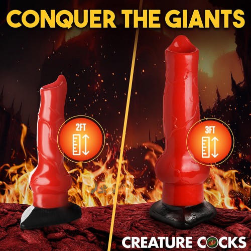 Creature Cocks Giant Hell-Hound Dildo - 2 ft