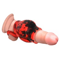 Creature Cocks Hell Hound Silicone Girth Enhancer with Ball Strap