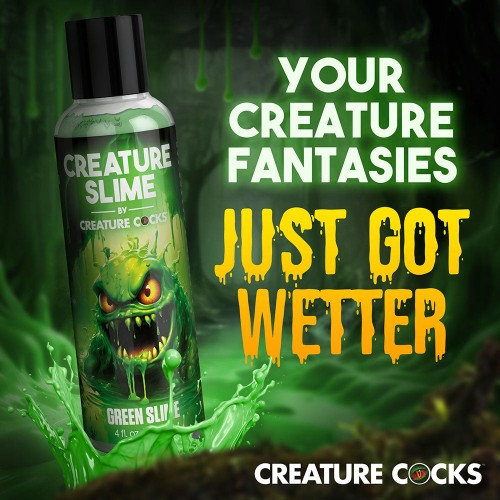 Lubricante Verde Creature Slime a Base de Agua 4 oz - Mejora Tu Juego