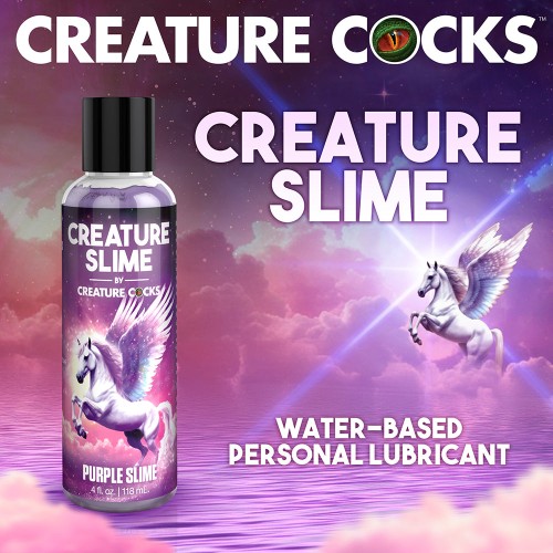 Lubricante a Base de Agua Creature Slime Púrpura 4 oz.