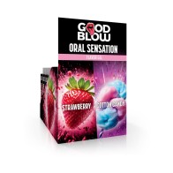 Good Blow Oral Gel Display Strawberry Cotton Candy