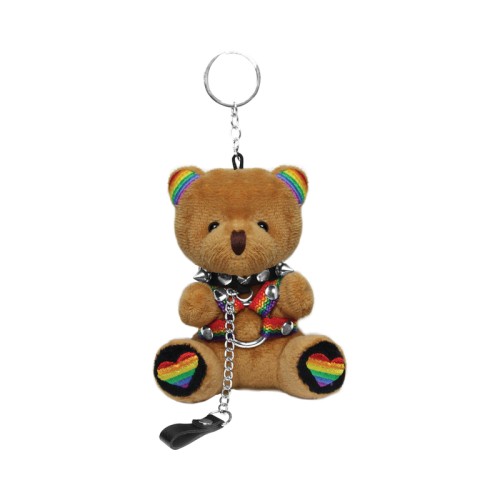 Master Series Pride Bear Keychain for Personal Expression