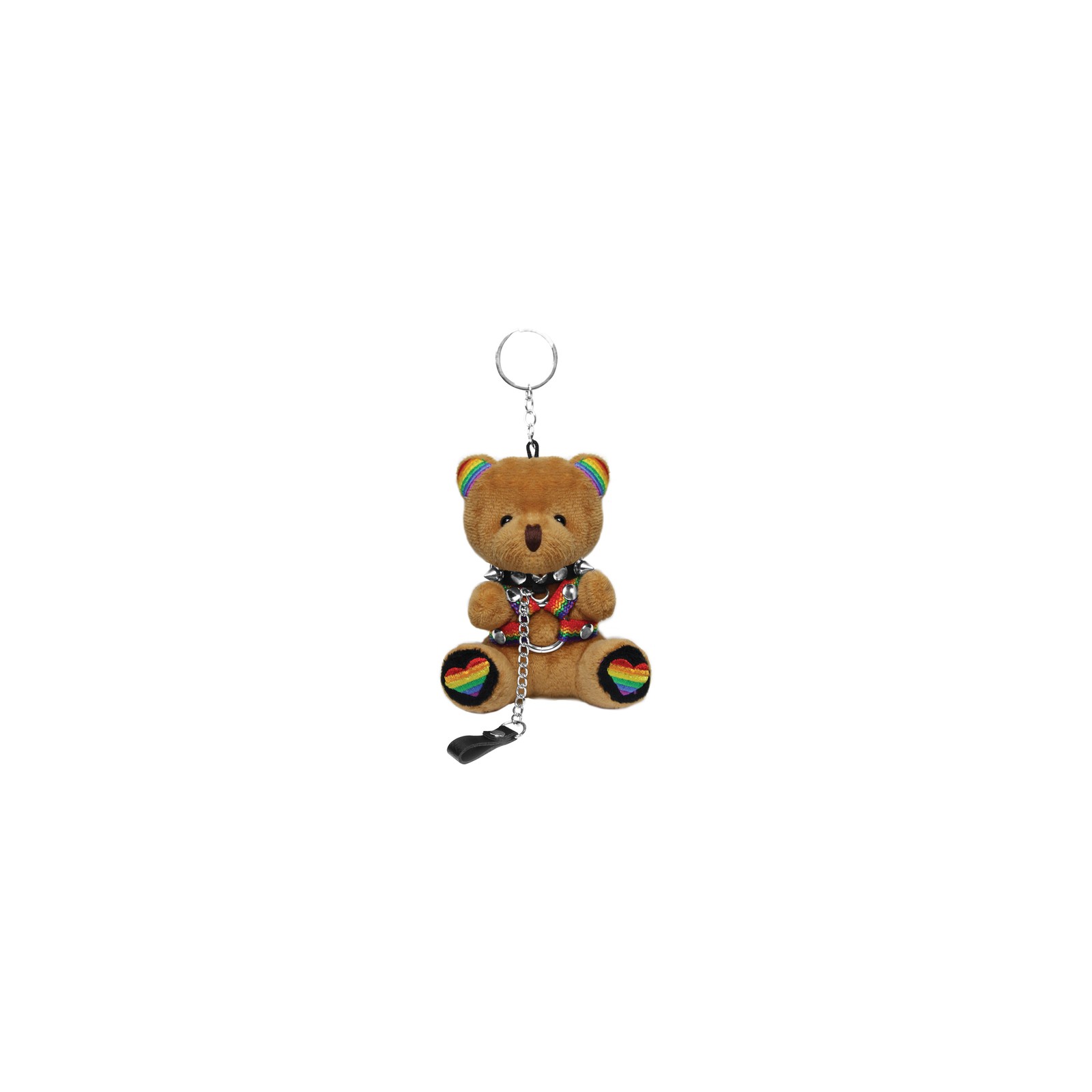 Master Series Pride Bear Keychain for Personal Expression