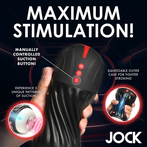 JOCK Masturbador Succionador y Vibrante - Placer Definitivo