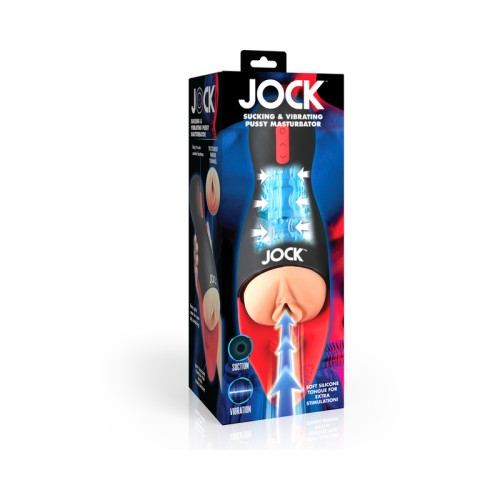 JOCK Masturbador Succionador y Vibrante para Placer Sensacional