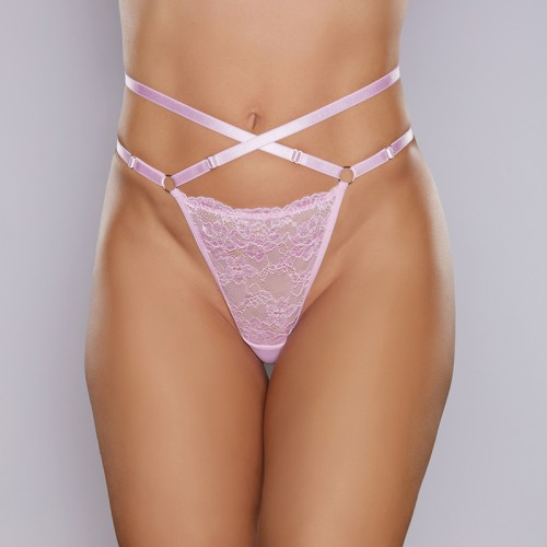 Allure Adore Cherished Panty - Pink O/S