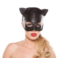 Allure Faux Leather Cat Mask for Kinky Role Play