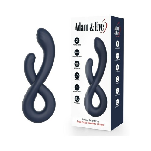 Vibrador de Doble Extremo Adam & Eve Twisted Temptations