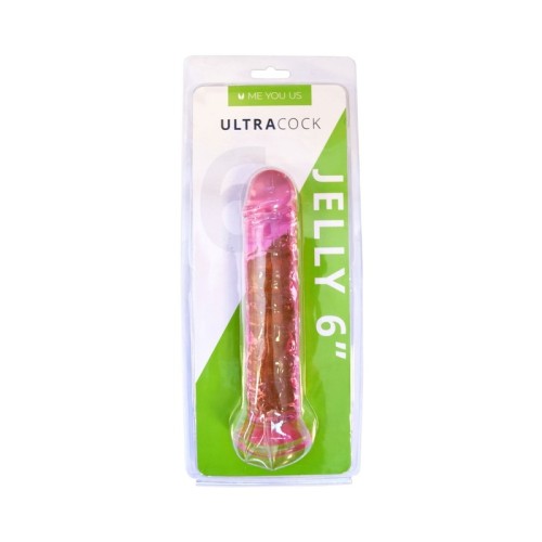 Me You Us Dong de Gel Rosa de 6 Pulgadas