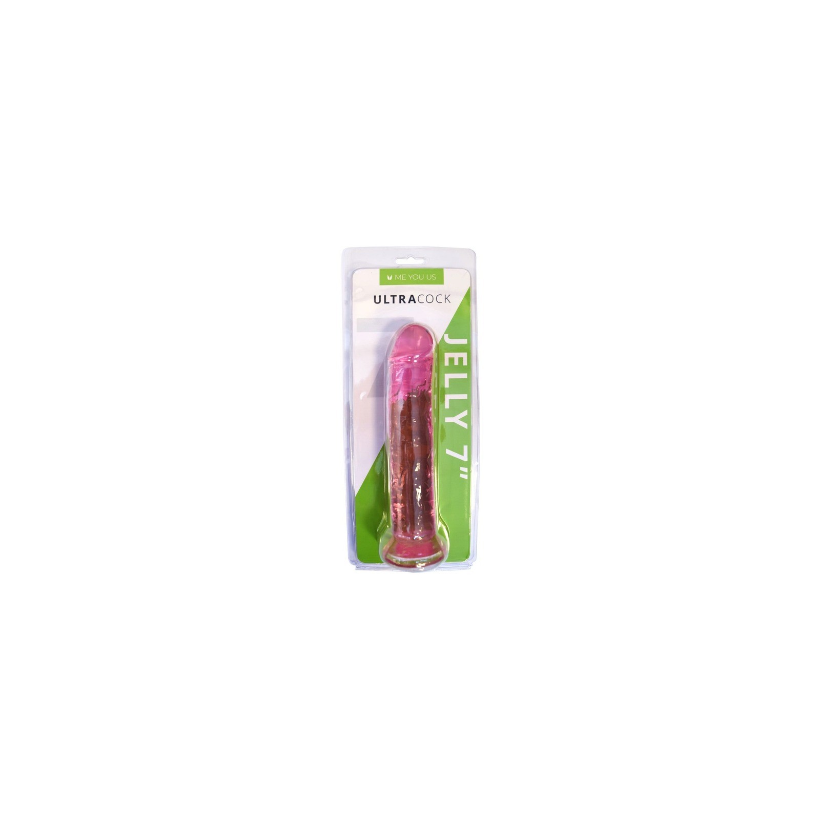 Dildo Ultracock Rosa Jelly de 7 Pulgadas Me You Us