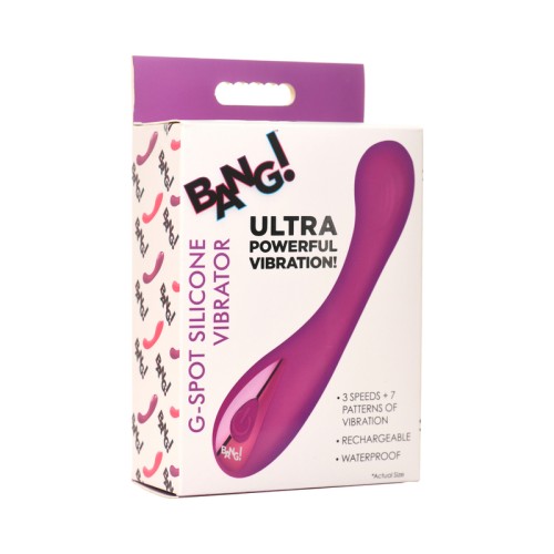 Vibrador BANG! Punto G Morado