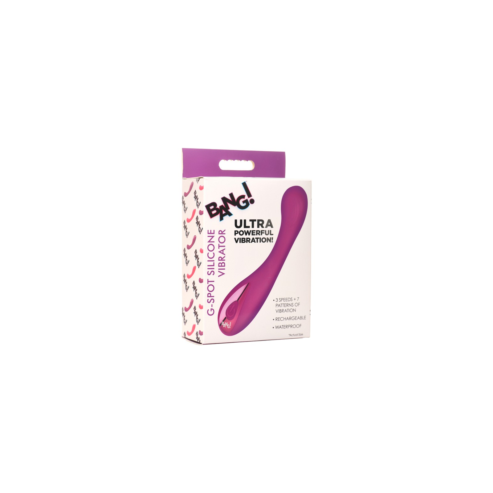 Vibrador BANG! Punto G Morado