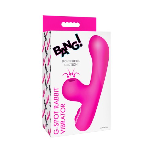 BANG! Mini Suction Rabbit Vibrator Pink - Ultimate Pleasure