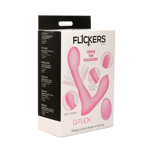 Vibrador G-Flick de Flickers con Control Remoto