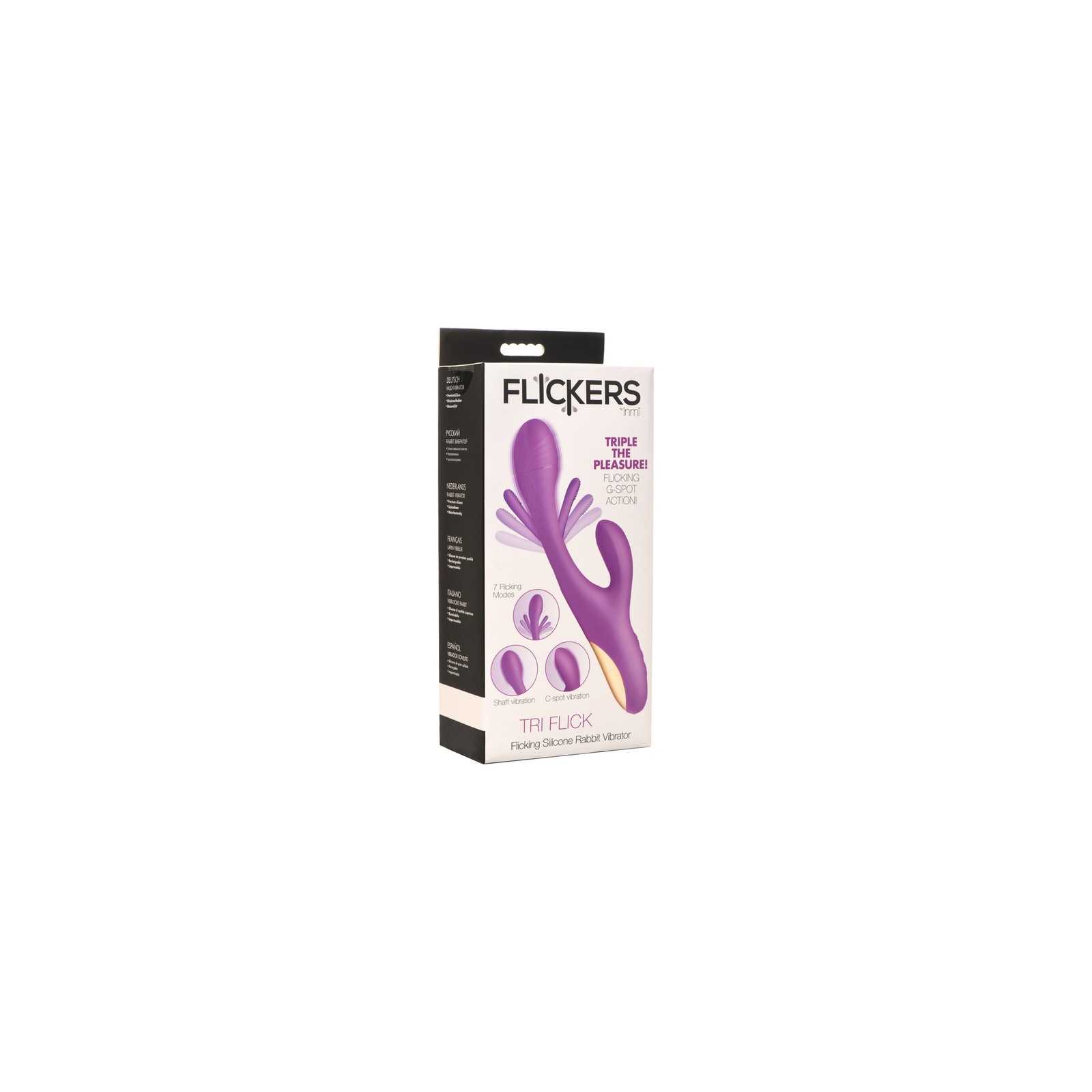 Vibrador Conejito Flickers Tri-Flick