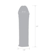 Clear Textured Penis Sleeve Extension - Enhance Your Pleasure