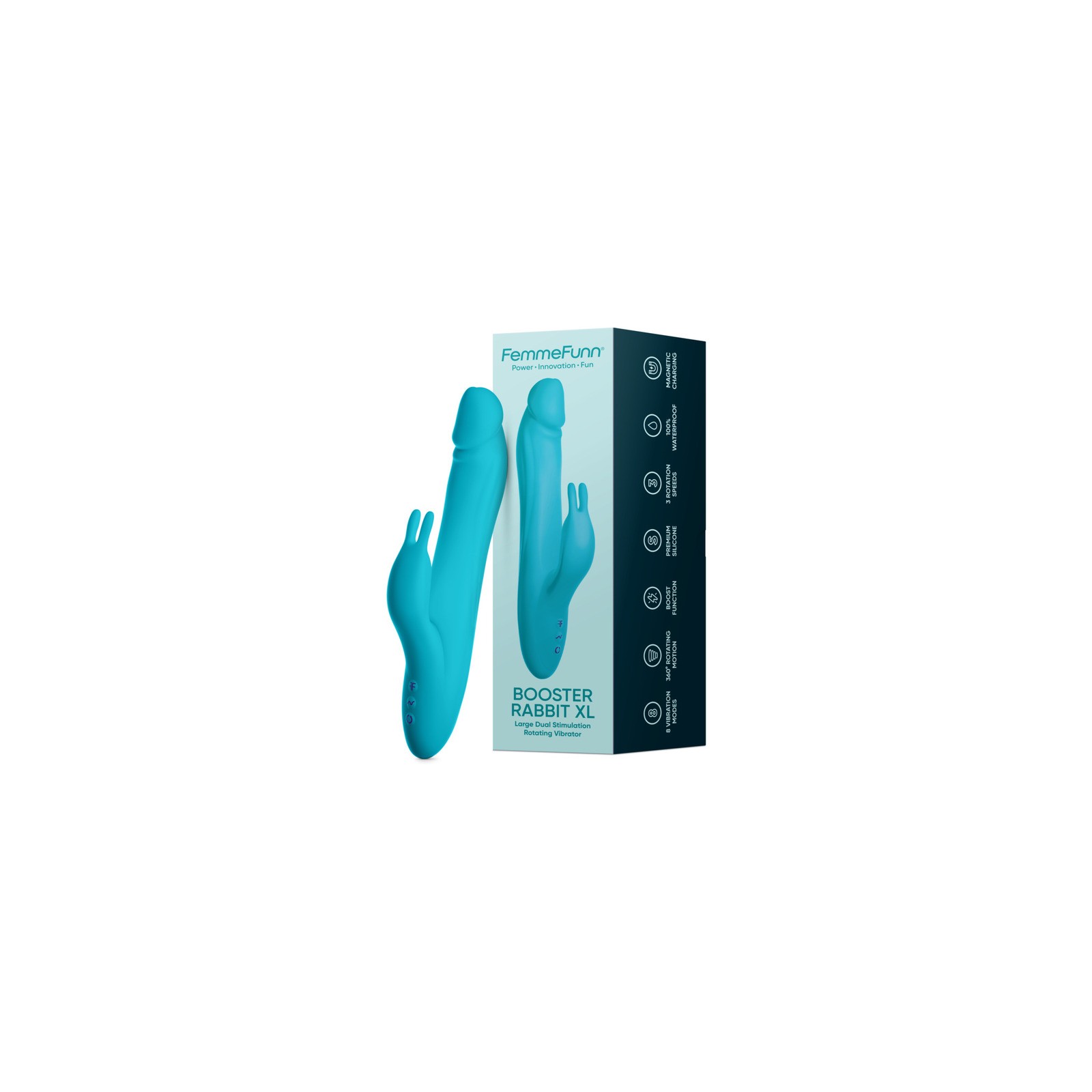 FemmeFunn Booster Rabbit XL Turquoise for Ultimate Pleasure