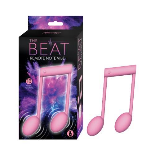 Vibrador The Beat Remote Note Rosa