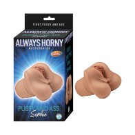 Always Horny Masturbator Pussy & Ass - Brown