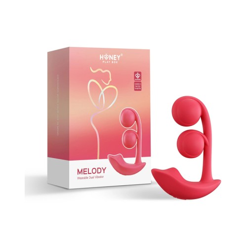 Honey Play Box Melody Vibrador Controlado por App con Sensores de Presión