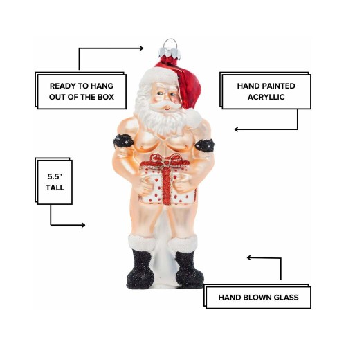 Cheeky Pornament Stiff Package - Hilarious Holiday Decor