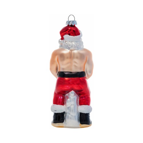 Cheeky Big Balls Claus Ornament