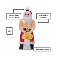 Cheeky Big Balls Claus Ornament