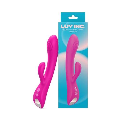 Luv Inc Dr42 Vibrador Conejito Doble Golpeador Rosa