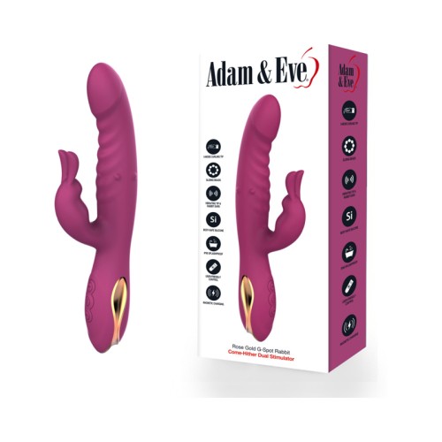 Adam & Eve Rose Gold G-Spot Rabbit Vibrator